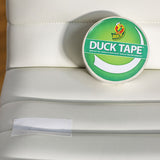 Colored Duct Tape, 3" Core, 1.88" X 20 Yds, White