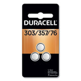 Button Cell Battery, 303-357, 1.5 V, 3-pack