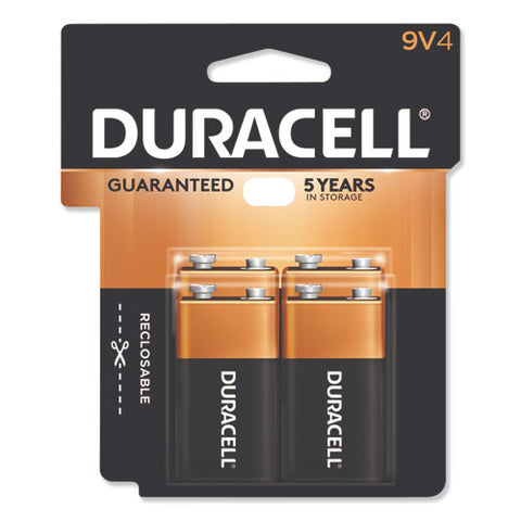 Coppertop Alkaline 9v Batteries, 4-pack