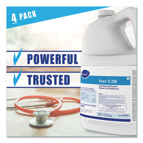Virex Ii 256 One-step Disinfectant Cleaner Deodorant Mint, 1 Gal, 4 Bottles-ct