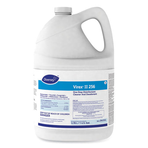 Virex Ii 256 One-step Disinfectant Cleaner Deodorant Mint, 1 Gal, 4 Bottles-ct