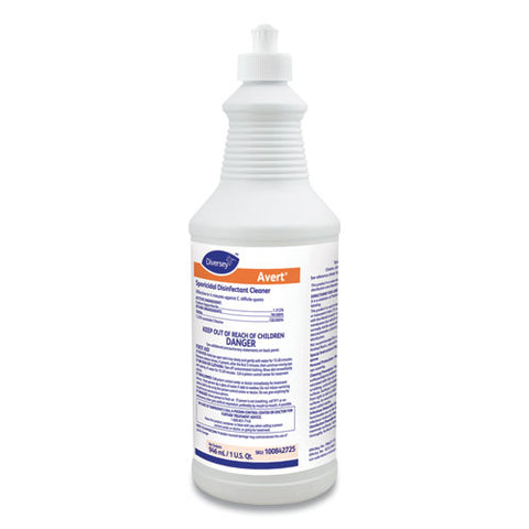 Avert Sporicidal Disinfectant Cleaner, 32 Oz Spray Bottle, 12-carton