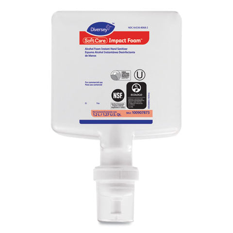 Soft Care Impact Foam Hand Sanitizer For Intellicare Dispensers, 1200 Ml, Cartridge, 6-carton
