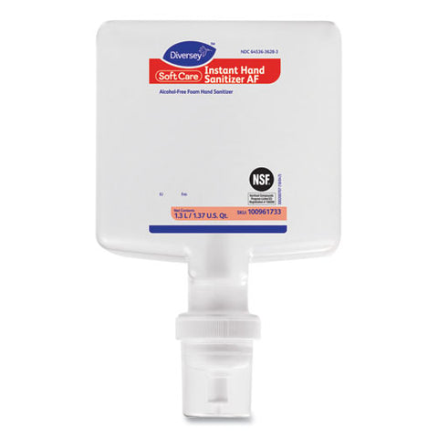 Soft Care Instant Gel Hand Sanitizer Af, 1300 Ml Cartridge, Fresh Scent, 6-carton