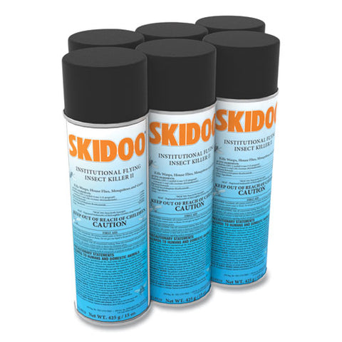 Skidoo Institutional Flying Insect Killer, 15 Oz Aerosol, 6-carton