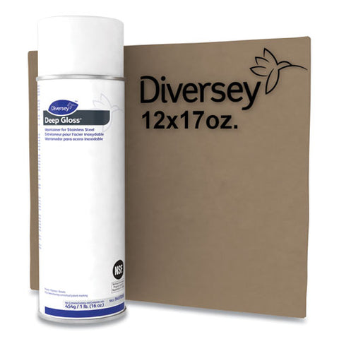 Deep Gloss Stainless Steel Maintainer, 16 Oz Aerosol Spray, 12-carton