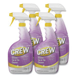 Crew Shower, Tub And Tile Cleaner, Liquid, 32 Oz, 4-carton