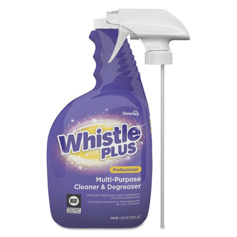 Whistle Plus Professional Multi-purpose Cleaner-degreaser, Citrus, 32 Oz Spray Bottle, 4-carton