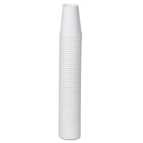 Paper Cups, Hot, 12 Oz., White, 50-bag