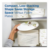 Pathways Heavyweight Paper Bowls, 20oz, Green-burgundy, 500-carton