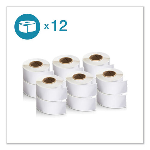 Lw Address Labels, 1.13" X 3.5", White, 350-roll, 12 Rolls-pack