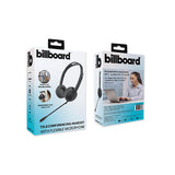 Telecom Headset, Binaural, Over The Head-behind The Head, Black