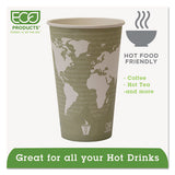 World Art Renewable Compostable Hot Cups, 16 Oz., 50-pk, 20 Pk-ct