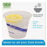 Bluestripe 25% Recycled Content Cold Cups, 9 Oz., Clear-blue, 50-pk, 20 Pk-ct