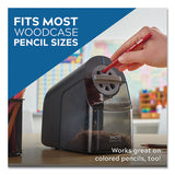 Model 1670 School Pro Classroom Electric Pencil Sharpener, Ac-powered, 4 X 7.5 X 7.5, Black-gray-smoke