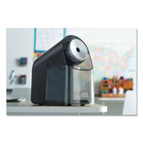 Model 1675 Teacherpro Classroom Electric Pencil Sharpener, Ac-powered, 4 X 7.5 X 8, Black-silver-smoke