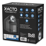Model 1675 Teacherpro Classroom Electric Pencil Sharpener, Ac-powered, 4 X 7.5 X 8, Black-silver-smoke