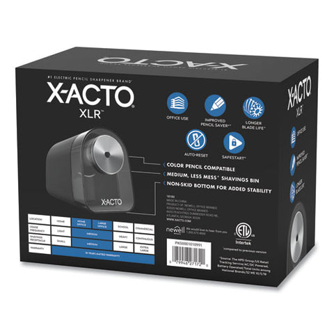 Model 1818 Xlr Office Electric Pencil Sharpener, Ac-powered, 3.5 X 5.5 X 4.5, Black-silver-smoke