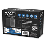 Model 19501 Mighty Mite Home Office Electric Pencil Sharpener, Ac-powered, 3.5 X 5.5 X 4.5, Black-gray-smoke