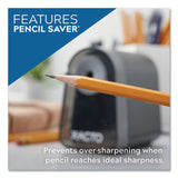 Model 19501 Mighty Mite Home Office Electric Pencil Sharpener, Ac-powered, 3.5 X 5.5 X 4.5, Black-gray-smoke