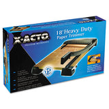 Heavy-duty Wood Base Guillotine Trimmer, 15 Sheets, 12" X 18"