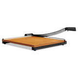 Square Commercial Grade Wood Base Guillotine Trimmer, 15 Sheets, 18" X 18"
