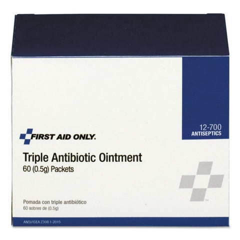 Triple Antibiotic Ointment, 0.5 G Packet, 60-box