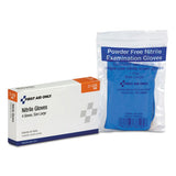 Ansi Compliant First Aid Kit Refill For 16 Unit First Aid Kit, (4) Exam Gloves