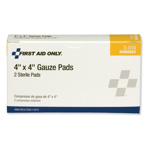 Gauze Pads, 4" X 4", 2-box