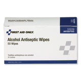 First Aid Alcohol Pads, 50-box