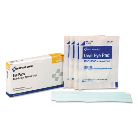 Ansi 2015 Compliant First Aid Kit Refill, 8 Pieces, 4-box