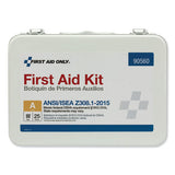 Ansi Class A 25 Person Bulk First Aid Kit For 25 People, 89 Pieces