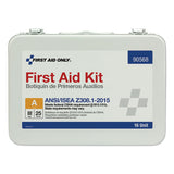 Unitized Ansi Compliant Class A Type Iii First Aid Kit For 25 People, 16 Units