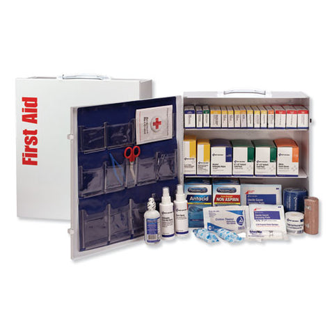 Ansi 2015 Class A+ Type Iandii; Industrial First Aid Kit 100 People, 676 Pieces