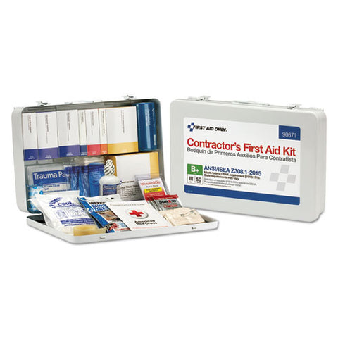 Contractor Ansi Class B First Aid Kit For 50 People, 254 Pieces