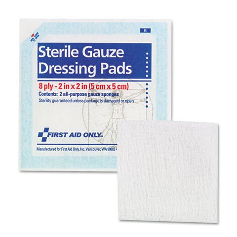 Smartcompliance Gauze Pads, 2" X 2", 5-pack