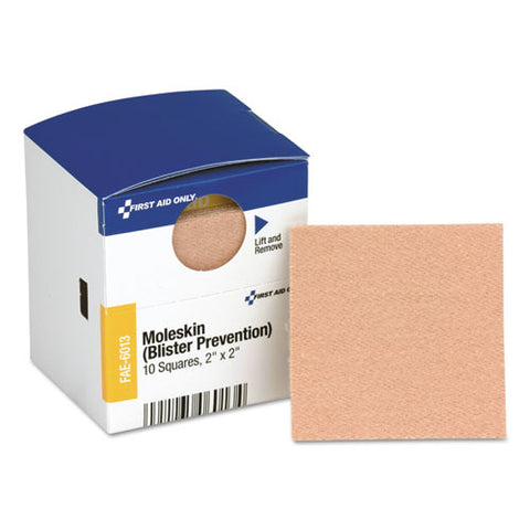 Smartcompliance Moleskin-blister Protection, 2" Squares, 10-box