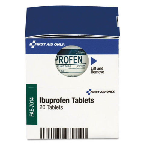 Over The Counter Pain Relief Medication For First Aid Cabinet, 20 Tablets