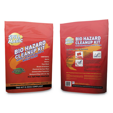 Biohazard Spill Cleanup, 3-4" X 6" X 9"