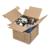 Smoothmove Prime Moving-storage Boxes, Medium, Regular Slotted Container (rsc), 18" X 18" X 16", Brown Kraft-blue, 8-carton