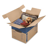 Smoothmove Prime Moving And Storage Boxes, Regular Slotted Container (rsc), 24" X 18" X 18", Brown Kraft-blue, 6-carton