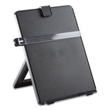 Non-magnetic Letter-size Desktop Copyholder, Plastic, 125 Sheet Capacity, Black