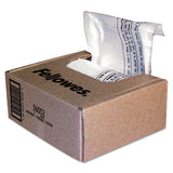 Shredder Waste Bags, 6-7 Gal Capacity, 100-carton