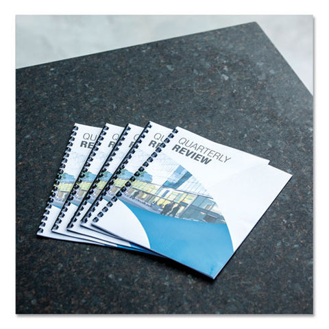 Crystals Presentation Covers With Square Corners, 11 X 8 1-2, Clear, 200-pack