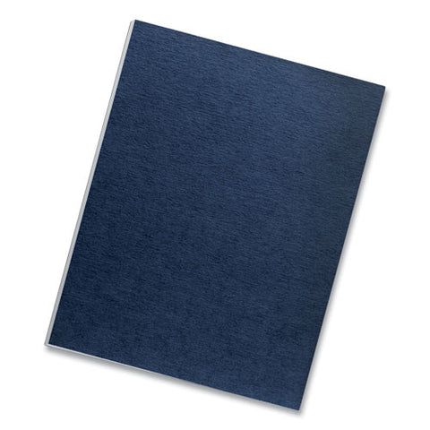 Linen Texture Binding System Covers, 11 X 8-1-2, Navy, 200-pack