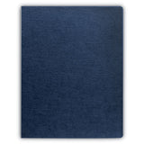 Linen Texture Binding System Covers, 11-1-4 X 8-3-4, Navy, 200-pack