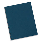 Executive Leather-like Presentation Cover, Round, 11-1-4 X 8-3-4, Navy, 50-pk