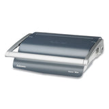 Quasar Manual Wire Binding Machine, 18 1-8 X 15 3-8 X 5 1-8, Metallic Gray