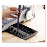 Quasar 500 Manual Comb Binding System, 18 1-8 X 15 3-8 X 5 1-8, Metallic Gray