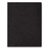 Executive Leather-like Presentation Cover, Square, 11 X 8 1-2, Black, 200-pk